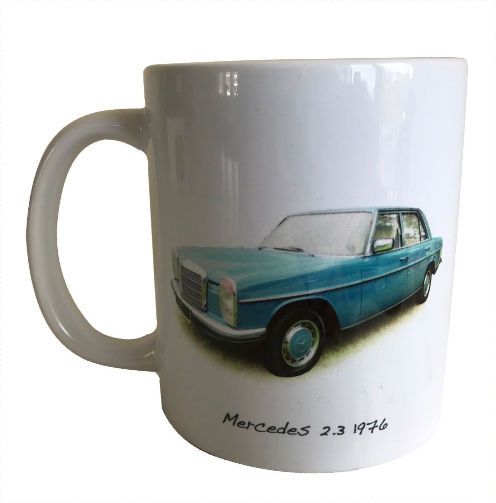 Mercedes 2.3l (W115) 1976 -  Ceramic Mug - German Saloon - Free UK Delivery