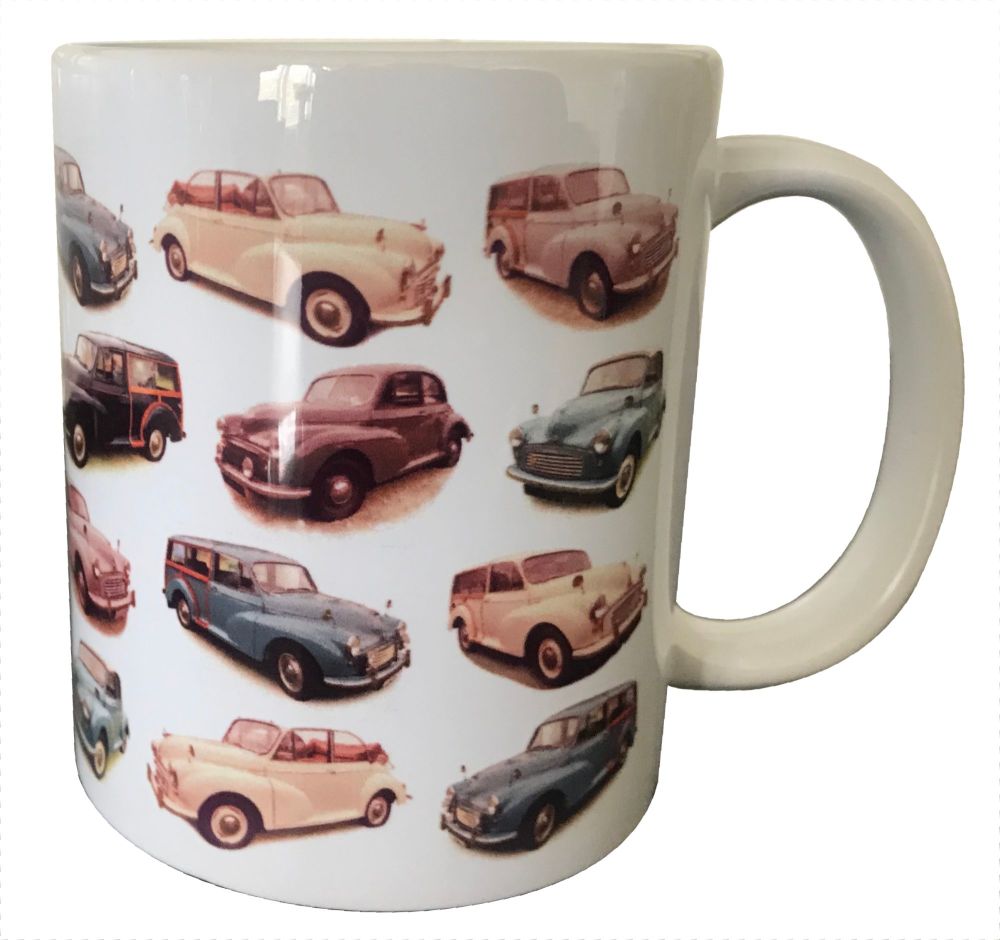 Morris Minor Multi Model Ceramic Mug - Free UK Delivery