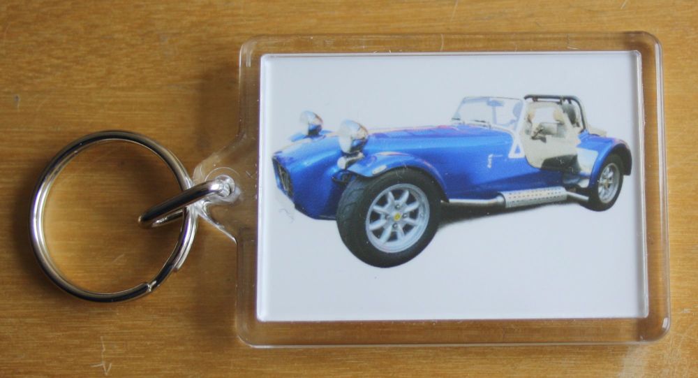 Caterham Seven 2004 - Plastic Keyring with 35 x 50mm Insert - Free UK Deliv