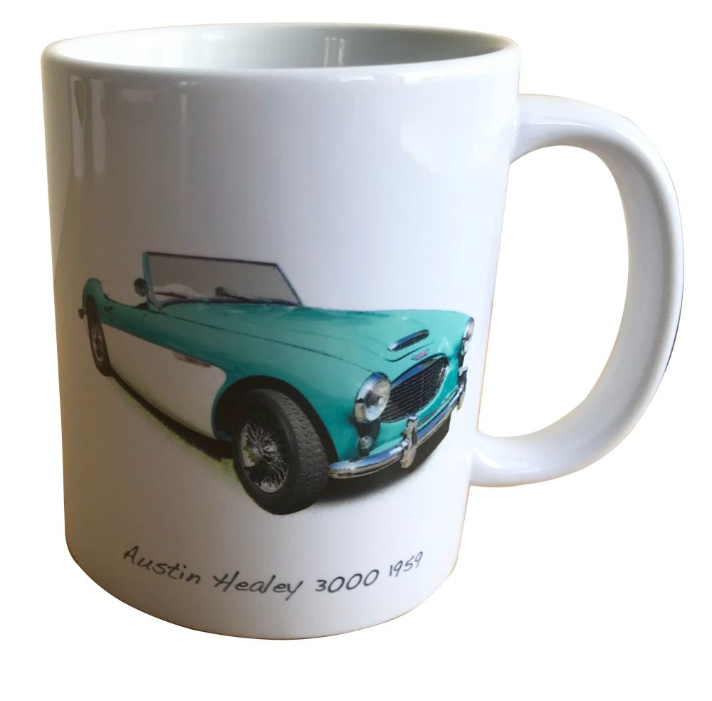 Austin Healey 3000 1959 - 11oz Ceramic Mug - Ideal Gift for the Big Healey 
