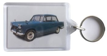 Triumph Herald 1200 1967 - Plastic Keyring with 35 x 50mm Insert - Free UK Delivery
