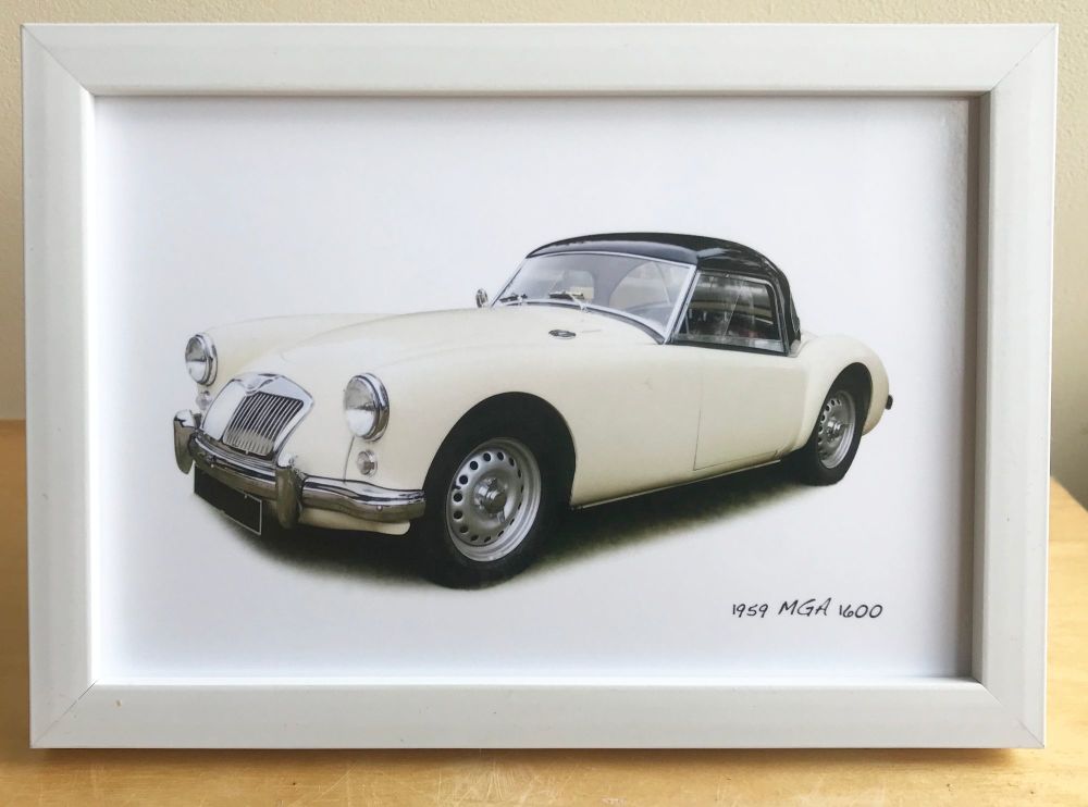 MGA 1600 1959 - Photo (4x6in) in a Black, White or Silver coloured frame - 