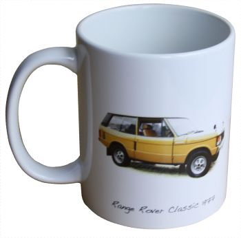 Range Rover Classic 1977 - 11oz  Ceramic Mug - Ideal Gift for the Car Enthusiast - Single or Set of Four(4)