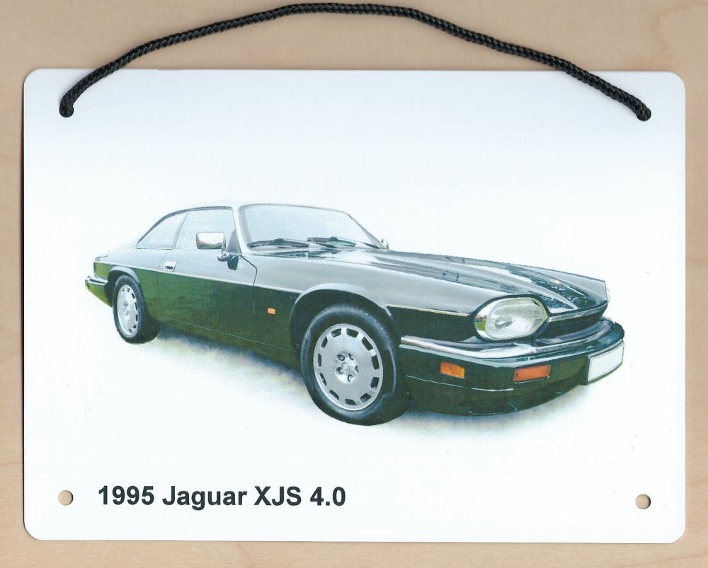 Jaguar XJS 4.0 1995 - Aluminium Plaque (Three sizes available) - Ideal Pres