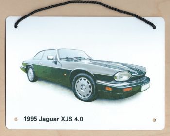 Jaguar XJS 4.0 1995 - Aluminium Plaque (A5 or 203 x 304mm) - Ideal Present for the Car Enthusiast