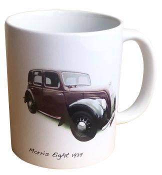 Morris Eight 1939 - Ceramic Mug - Vintage Car Memories - Single or Set of Four(4)