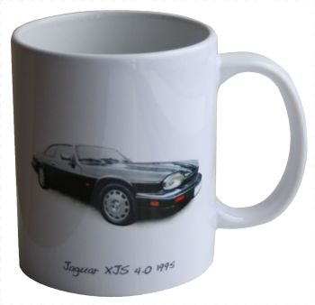 Jaguar XJS 4.0 1965 -  11oz Ceramic Mug - Ideal Gift for the Sports Car Enthusiast - Single or Set of Four(4)