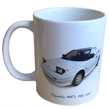 Toyota MR2 Mk1 1990 Ceramic Mug - Ideal Gift for the Japanese Car Enthusiast - Single or Set of Four(4)