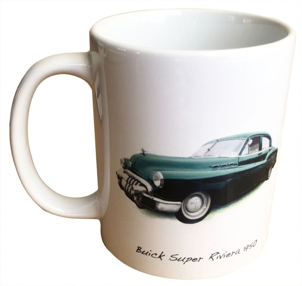 Buick Super Riviera 1950 - 11oz  Ceramic Mug - Ideal Gift for the American 