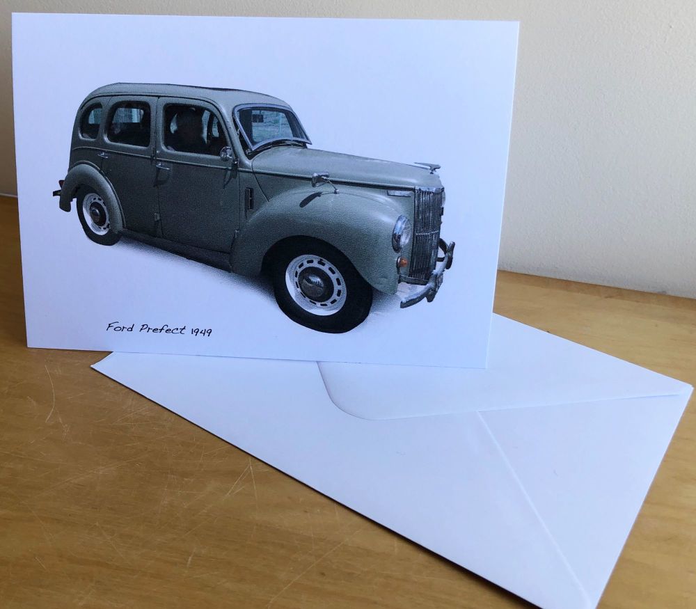 Ford Prefect 1949 - Blank Card & Envelope