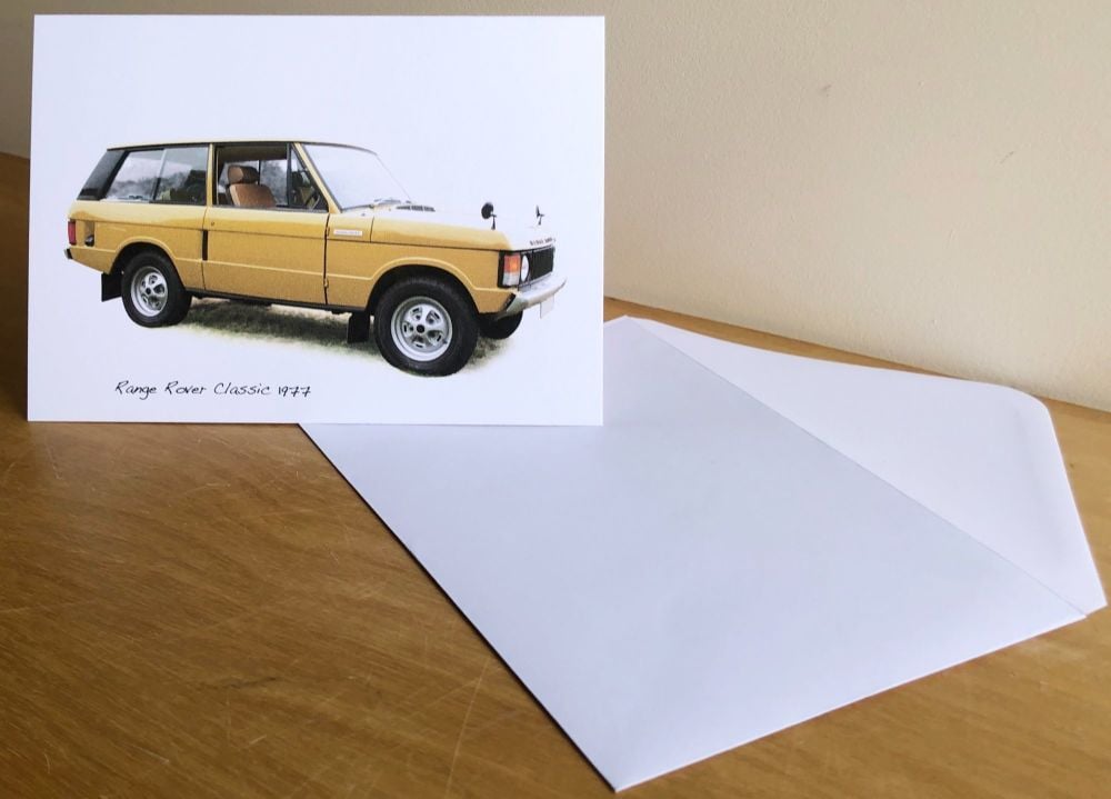 Range Rover Classic 1977 - Blank Card & Envelope