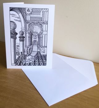 Second Degree Tracing Board - Blank Card & Envelope