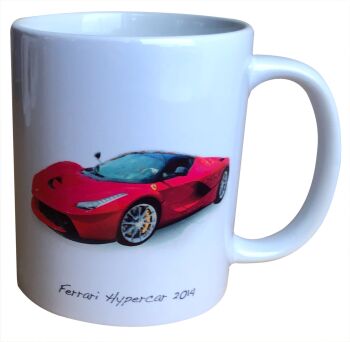 Ferrari Hypercar 'La Ferrari' 2014 Ceramic Mug - Ideal Gift for the Italian Sports Car Enthusiast - Single or Set of Four(4)