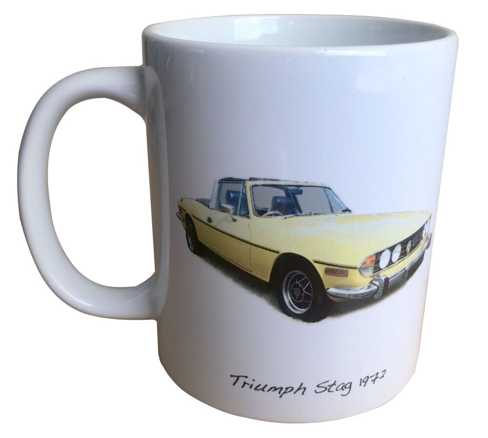 Triumph Stag 1972 Ceramic Mug - Ideal Gift for the Car Enthusiast - Free UK