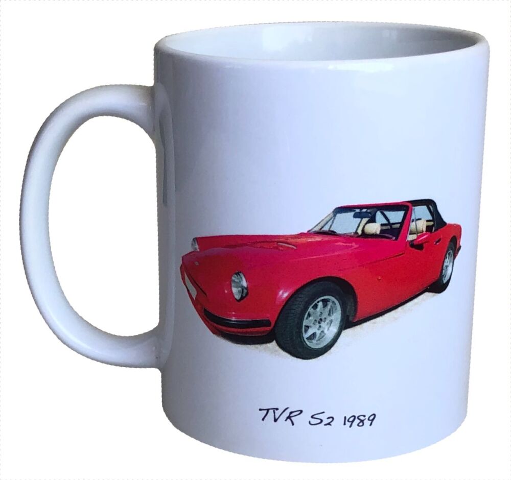 TVR S2 1989 - 11oz Ceramic Mug - Ideal Gift for the Sports Car Enthusiast -