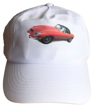 Jaguar E-Type Mk1 1966 - Baseball Cap - Great Sun Hat for the Jaguar Soft Top Owner