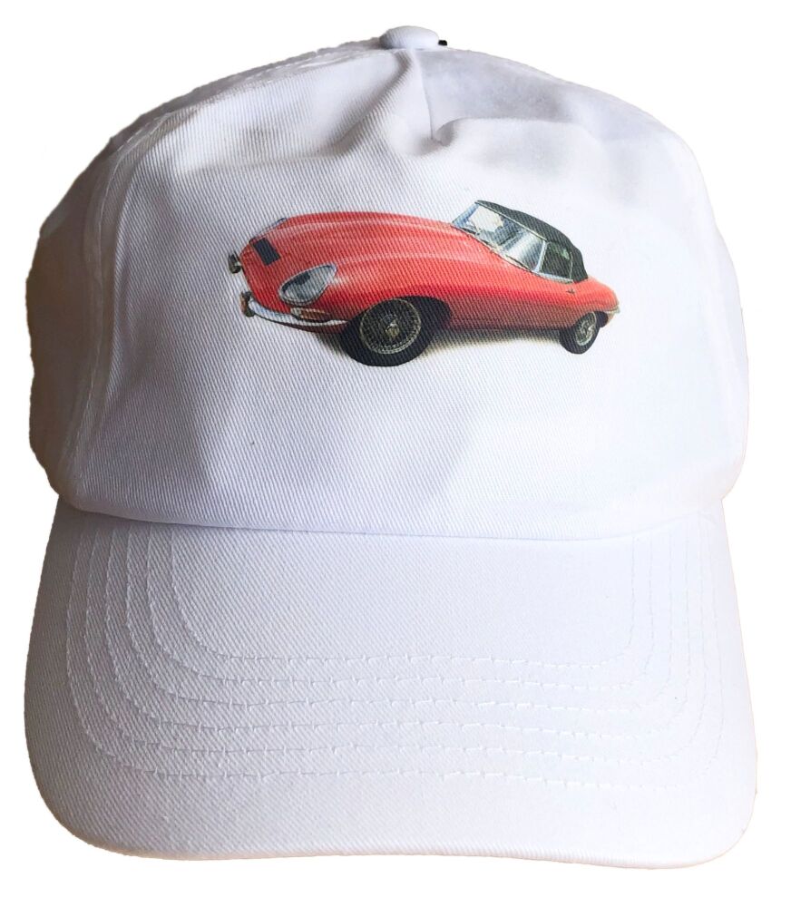Jaguar E-Type Mk1 1966 - Baseball Cap - Great Sun Hat for the Jaguar Soft T