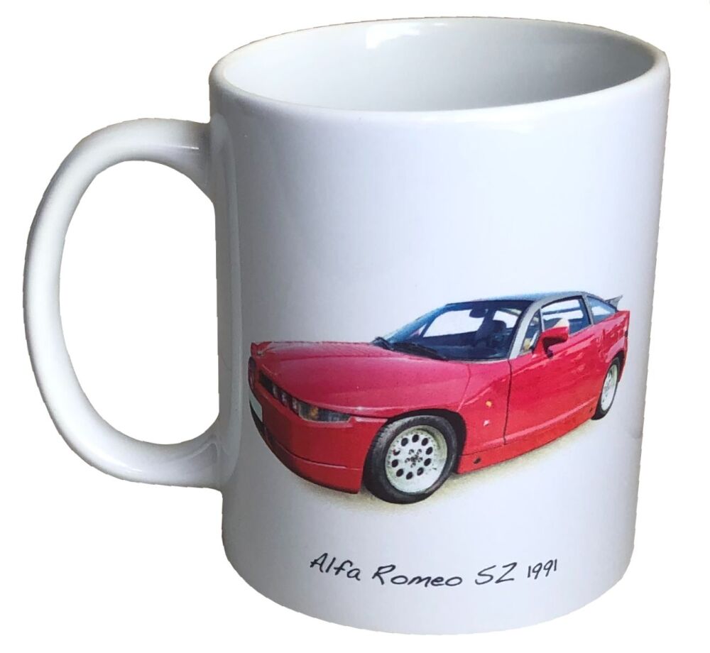 Alfa Romeo SZ 1991 - 11oz Coffee Mug - Ideal Gift for the Italian Sports Ca