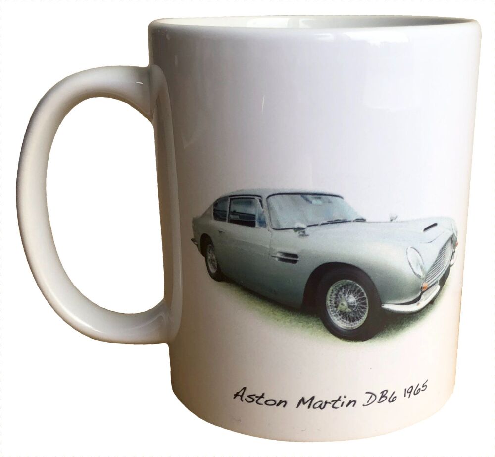 Aston Martin DB6 1965 - Coffee Mug - Ideal Gift for Classic Sports Car Enth