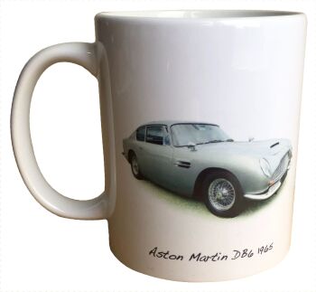 Aston Martin DB6 1965 - Coffee Mug - Ideal Gift for Classic Sports Car Enthusiast - Single or Set of Four(4)