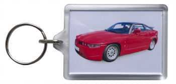 Alfa Romeo SZ 1991 - Plastic Keyring with 35 x 50mm Insert - Free UK Delivery