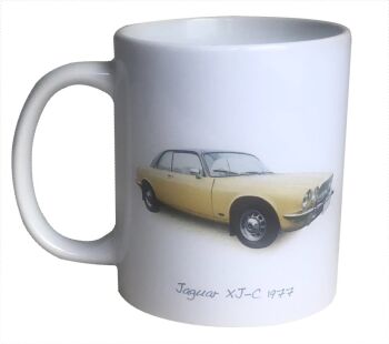 Jaguar XJ-C 1977 -  11oz Ceramic Mug - Ideal Gift for the Coupe Car Enthusiast - Single or Set of Four(4)