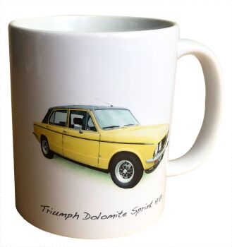Triumph  Dolomite Sprint 1973 - 11oz Ceramic Mug - Ideal Gift for the Enthusiast - Single or Set of Four(4)