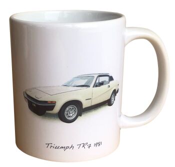 Triumph TR7 1981  -  11oz Ceramic Mug - Ideal Gift for Coupe Enthusiast - Single or Set of Four(4)