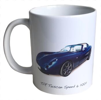 TVR Tuscan Speed 6 2002 - 11oz Ceramic Mug - Ideal Gift for Sports Car Enthusiast - Single or Set of Four(4)