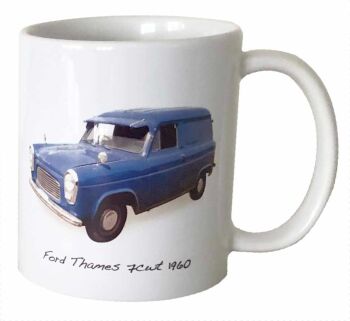 Ford Thames 7cwt 1960 Van - 11oz Ceramic Mug - Ideal Gift for the Ford Enthusiast - Single or Set of Four(4)