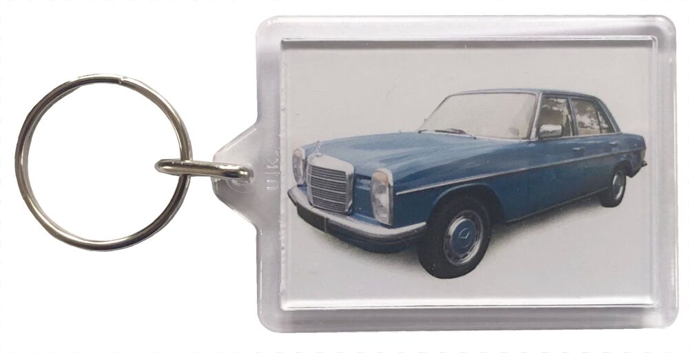 Mercedes 2.3L 1976 - Plastic Keyring with 35 x 50mm Insert - Free UK Delive