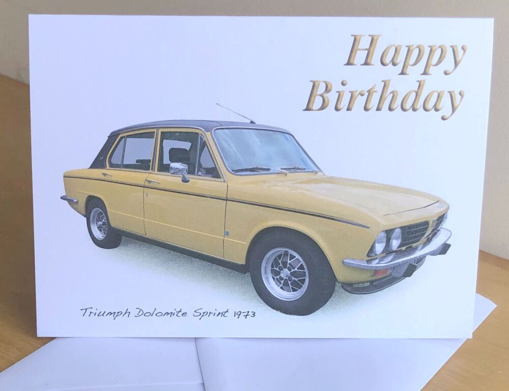 Triumph Dolomite Sprint 1973 - Birthday, Anniversary, Retirement or Blank C