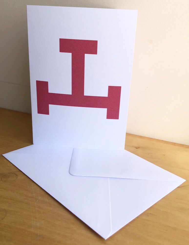 TripleTau - Blank Card & Envelope - Single or Pack of Six