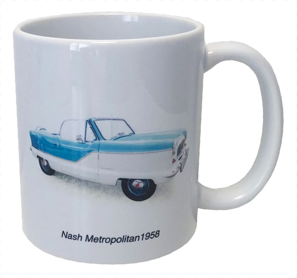 Nash Austin Metropolitan 1958 - Coffee Mug - Ideal Gift for Car Fan - Single or Set of Four(4)