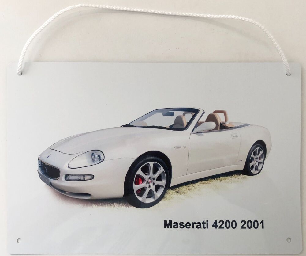 Maserati 2400 1963 - Aluminium Plaque (A5 or 203x304mm) - Present for the Car Enthusiast