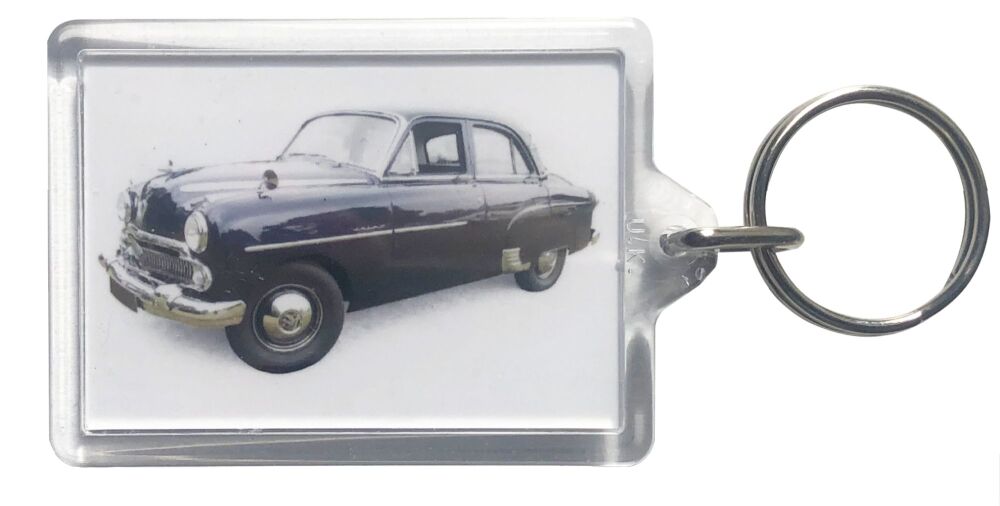 Vauxhall Velox 1956 - Plastic Keyring with 35 x 50mm Insert - Free UK Delivery