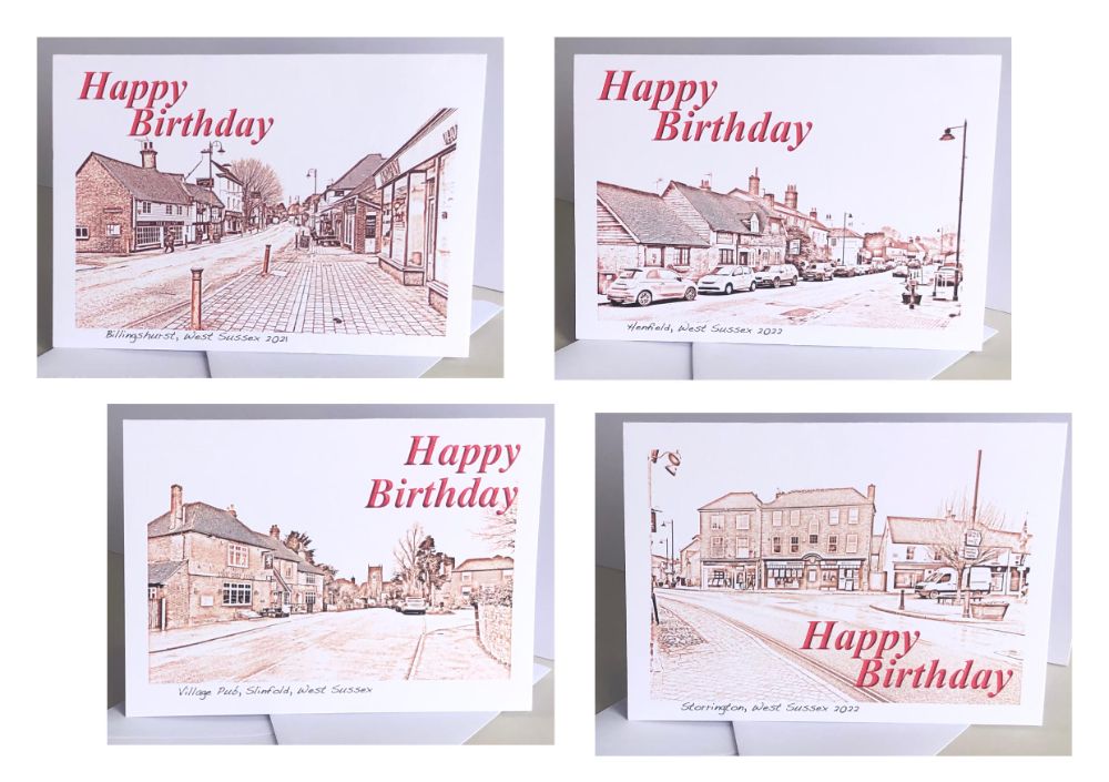 Village & Town - Greeting Cards