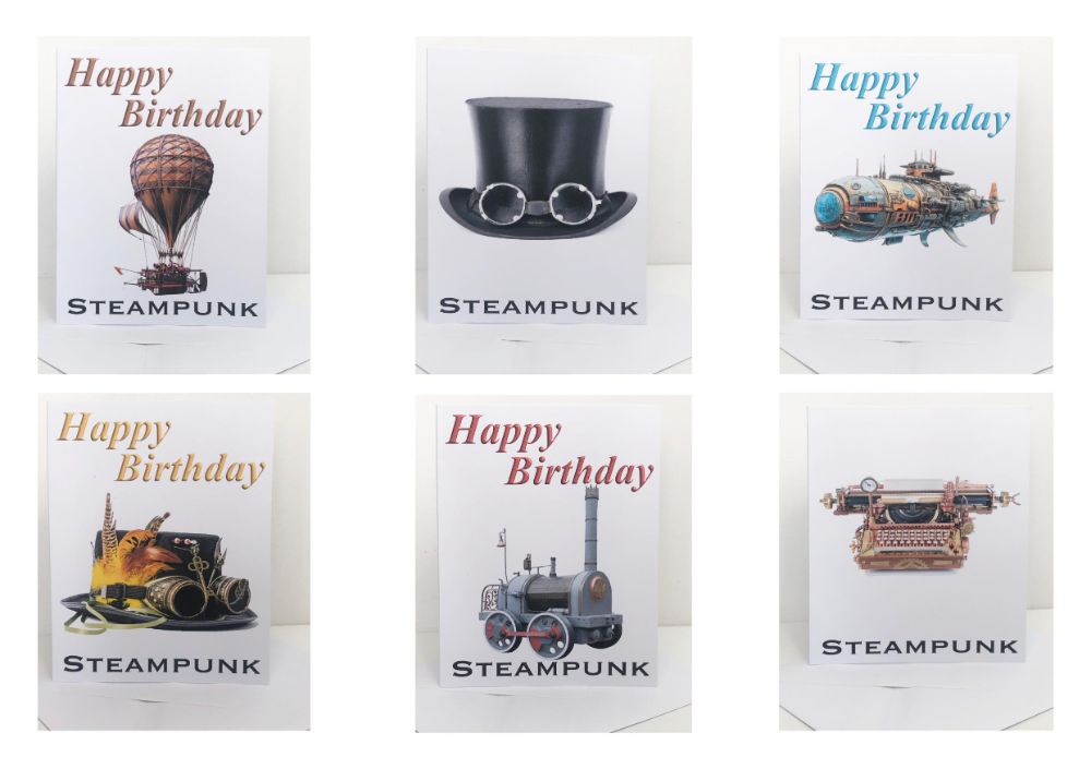 Steampunk - Greeting Cards