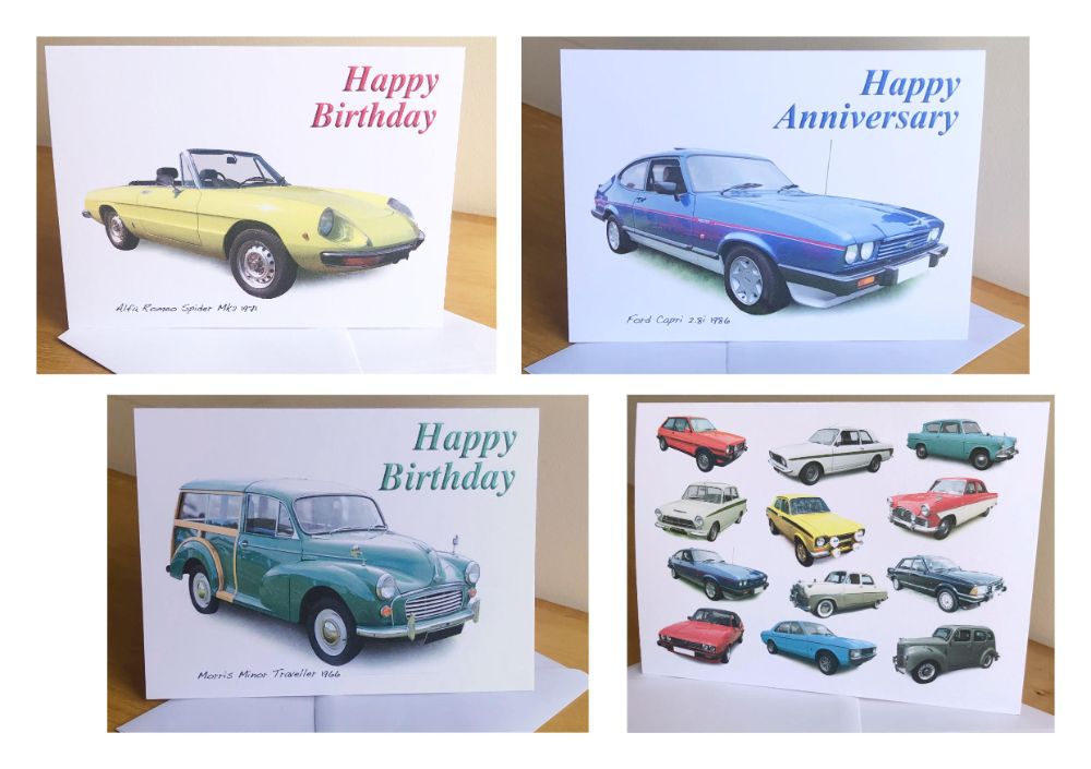 Classic Car - Greeting Cards