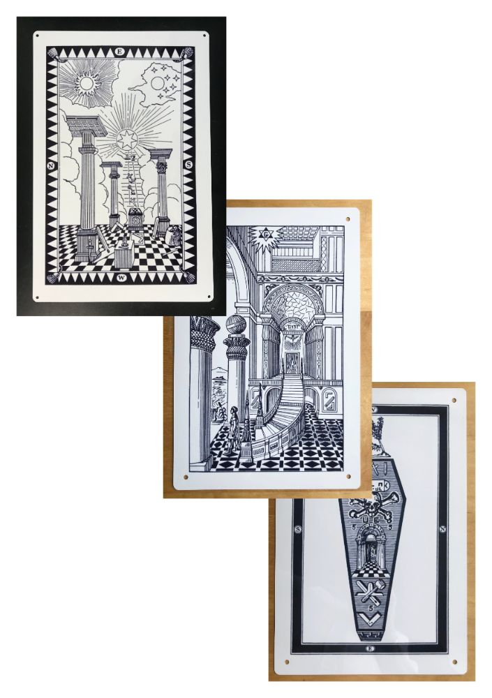 Masonic Metal Plaques