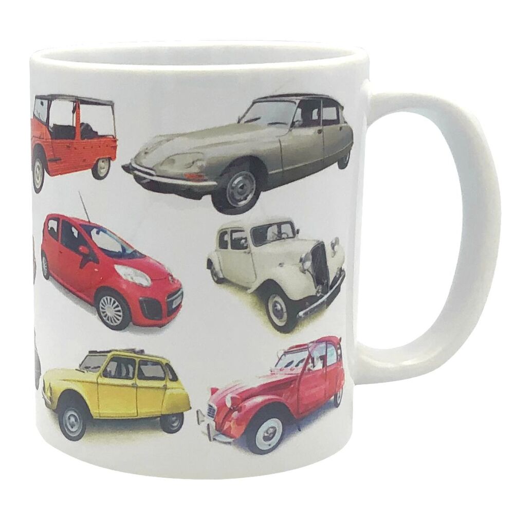 Citroen Classic Multi Model - 11oz Ceramic Mug - Single, Pair(2) or Set of Four(4)