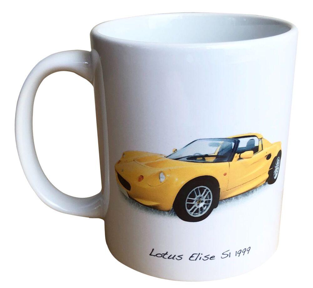 Lotus Elise 1999 - 11oz Ceramic Mug - Single, Pair(2) or Set of Four(4)