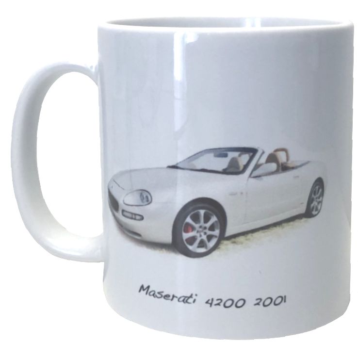 Maserati 4200 2001 - 11oz Ceramic Mug - Single, Pair(2) or Set of Four(4)