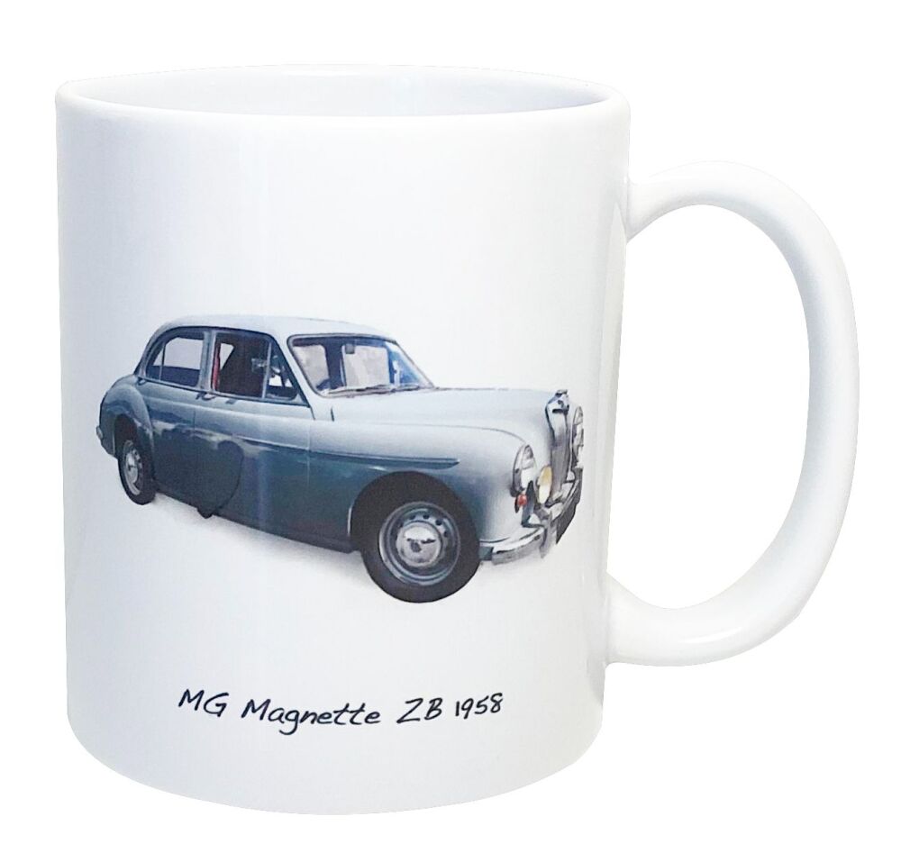 MG Magnette ZB 1958 - 11oz Ceramic Mug - Single, Pair(2) or Set of Four(4)