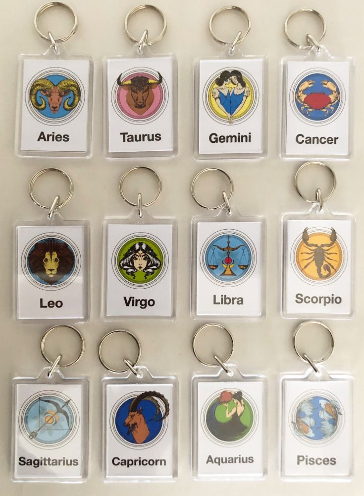 Astrology - Key Rings