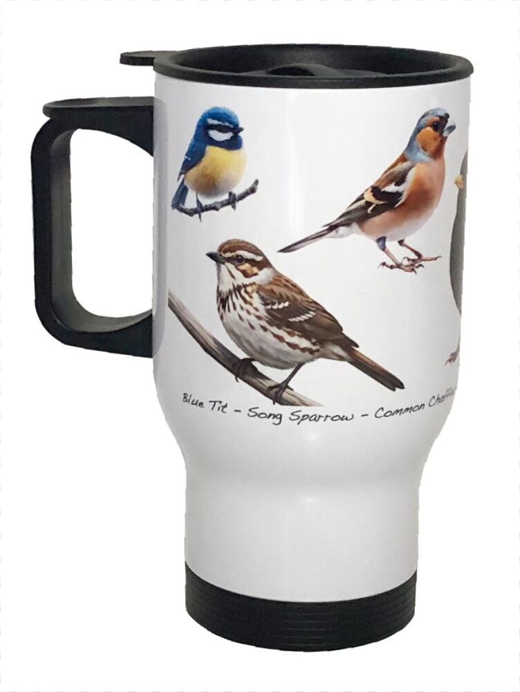 British Birds 14oz Travel Mug