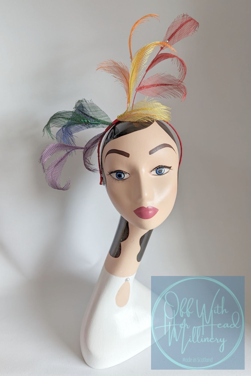 Ruffling The Feathers Fascinator