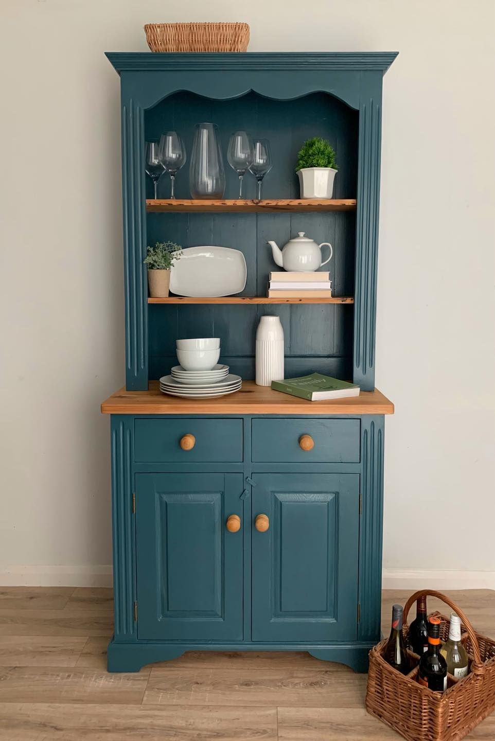 Pine Dresser in Fusion Mineral Paint Seaside