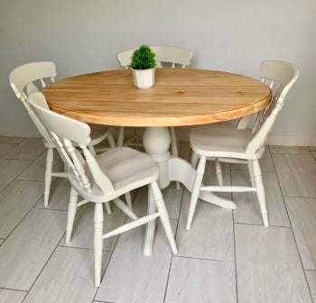 Dining Table and 4 Chairs - available in variety of shapes, sizes and colours - dining set