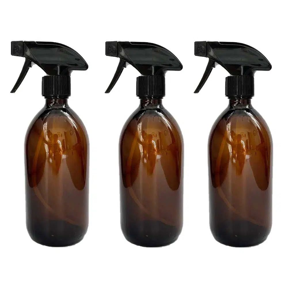 Recyclable glass spray bottles